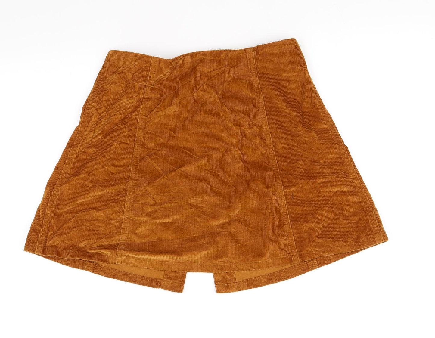 Topshop Womens Orange   Flare Skirt Size 10