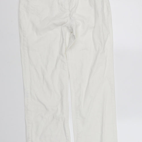 Artigiano Womens White   Straight Jeans Size M L30 in