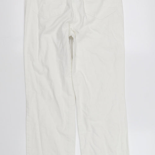 Artigiano Womens White   Straight Jeans Size M L30 in
