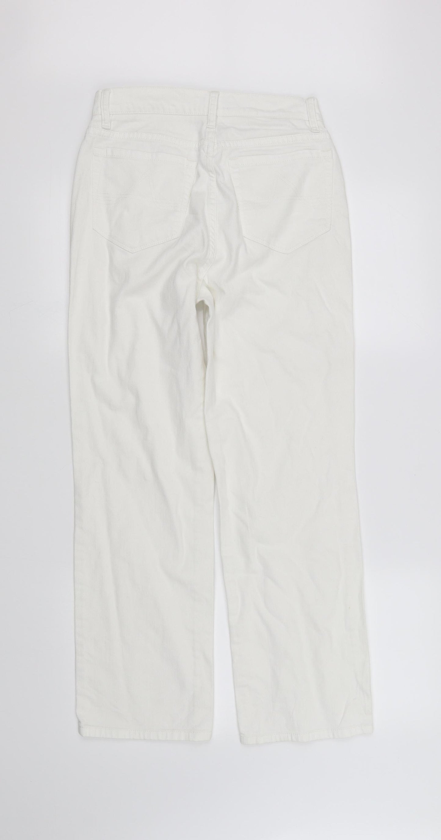 Artigiano Womens White   Straight Jeans Size M L30 in