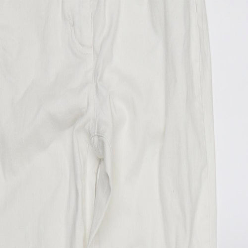 Artigiano Womens White   Straight Jeans Size M L30 in