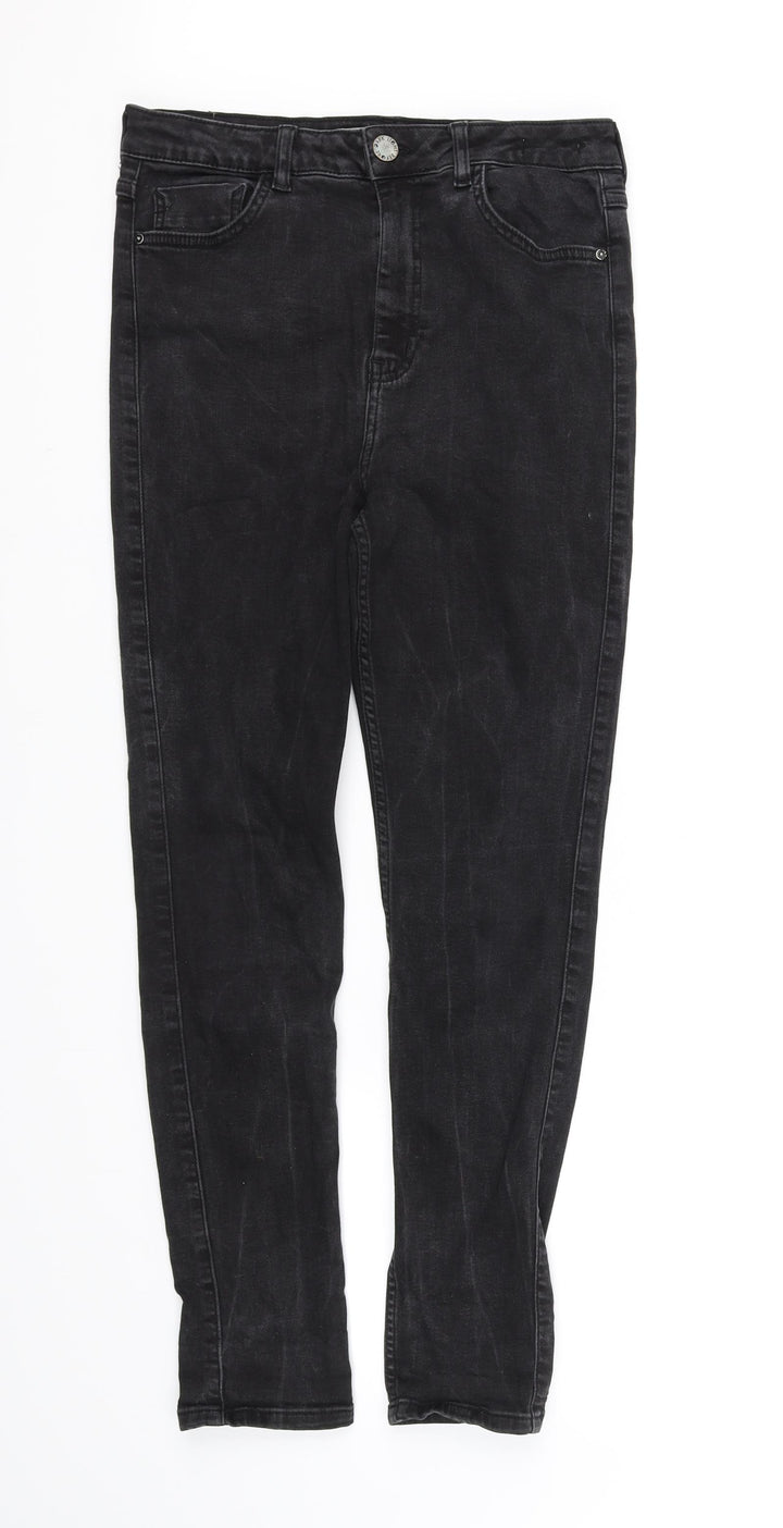 pre worn Womens Black   Straight Jeans Size S L30 in