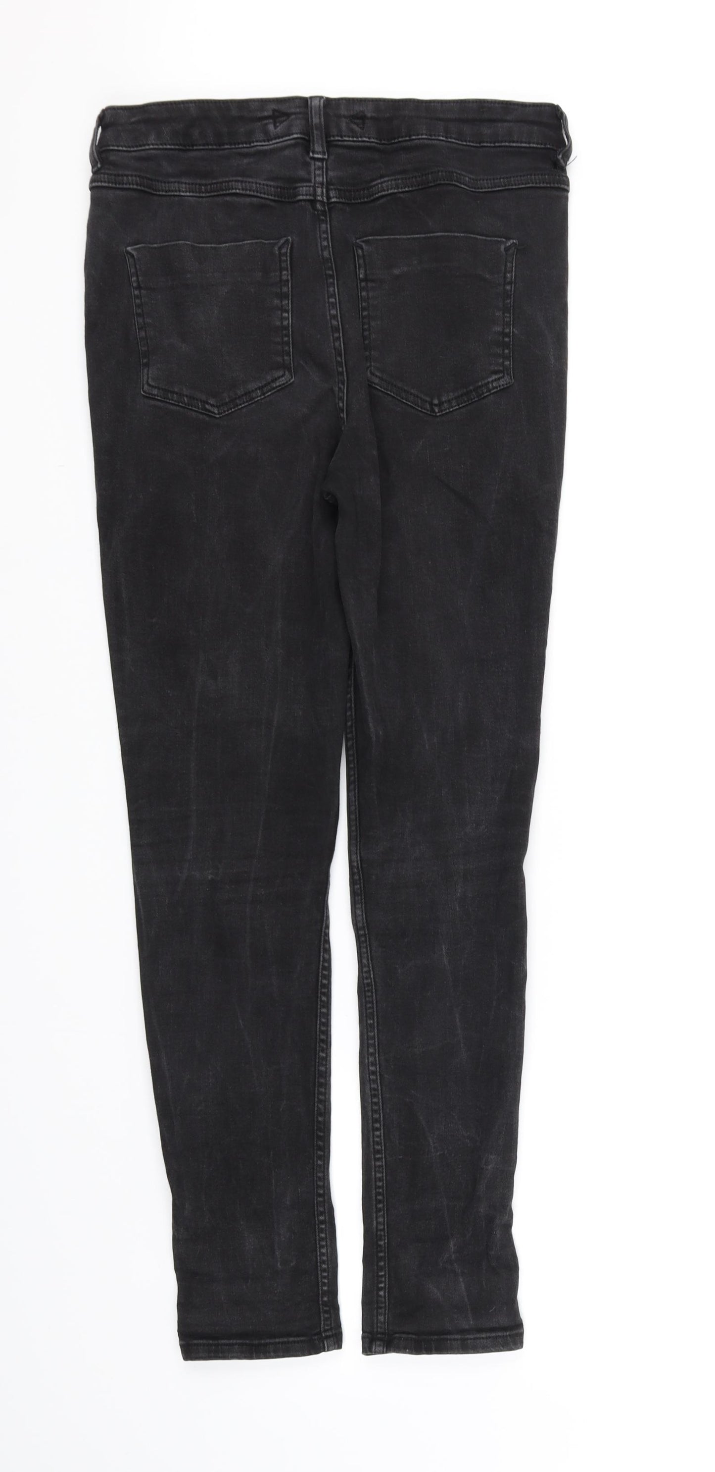 pre worn Womens Black   Straight Jeans Size S L30 in