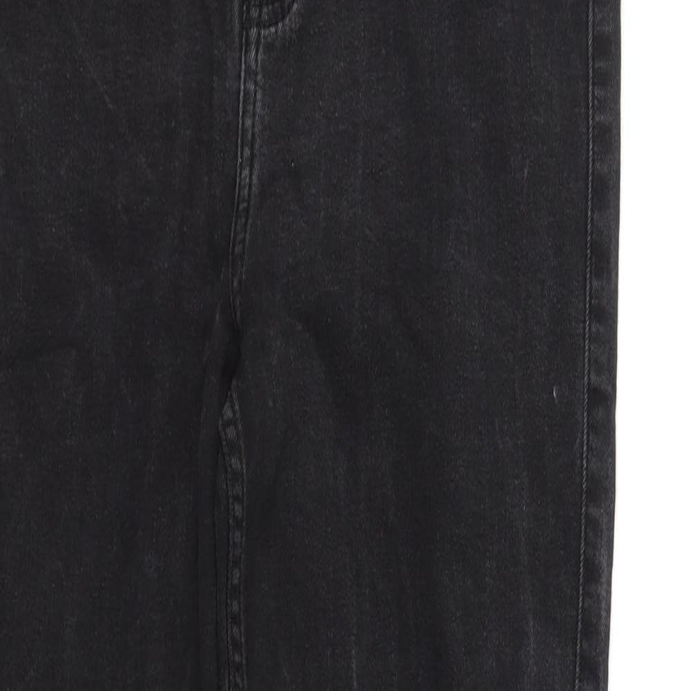 pre worn Womens Black   Straight Jeans Size S L30 in