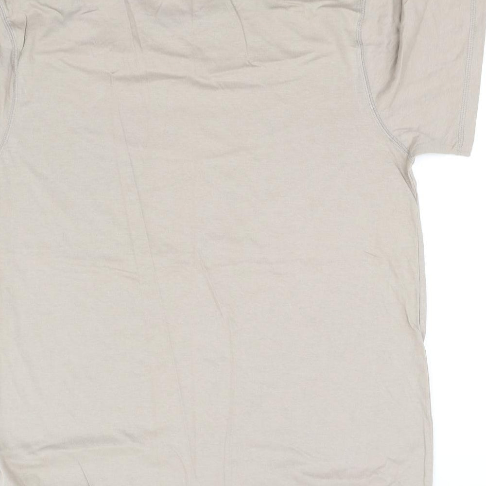 pre worn Womens Beige   Basic T-Shirt Size 2XL