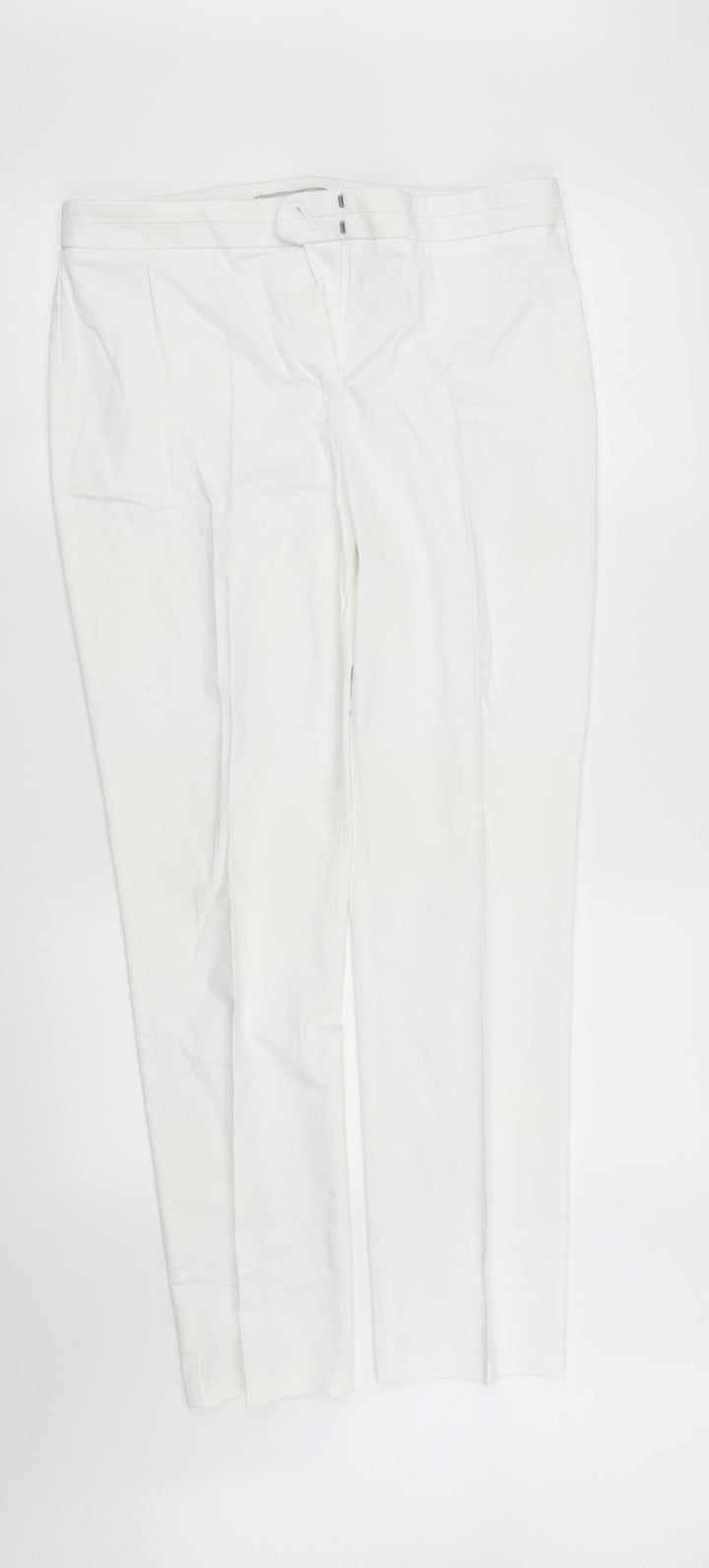 pre worn Womens White   Straight Jeans Size 12 L32.5 in