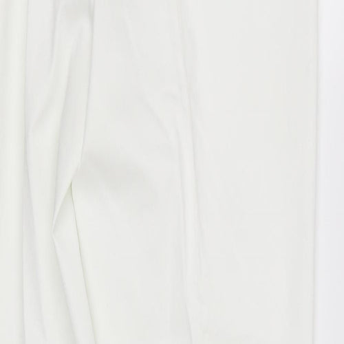 pre worn Womens White   Straight Jeans Size 12 L32.5 in
