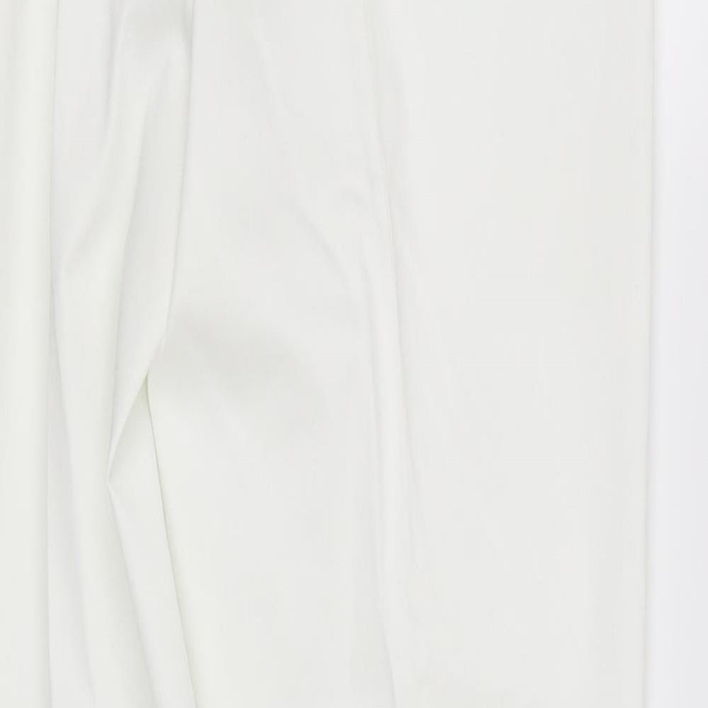 pre worn Womens White   Straight Jeans Size 12 L32.5 in