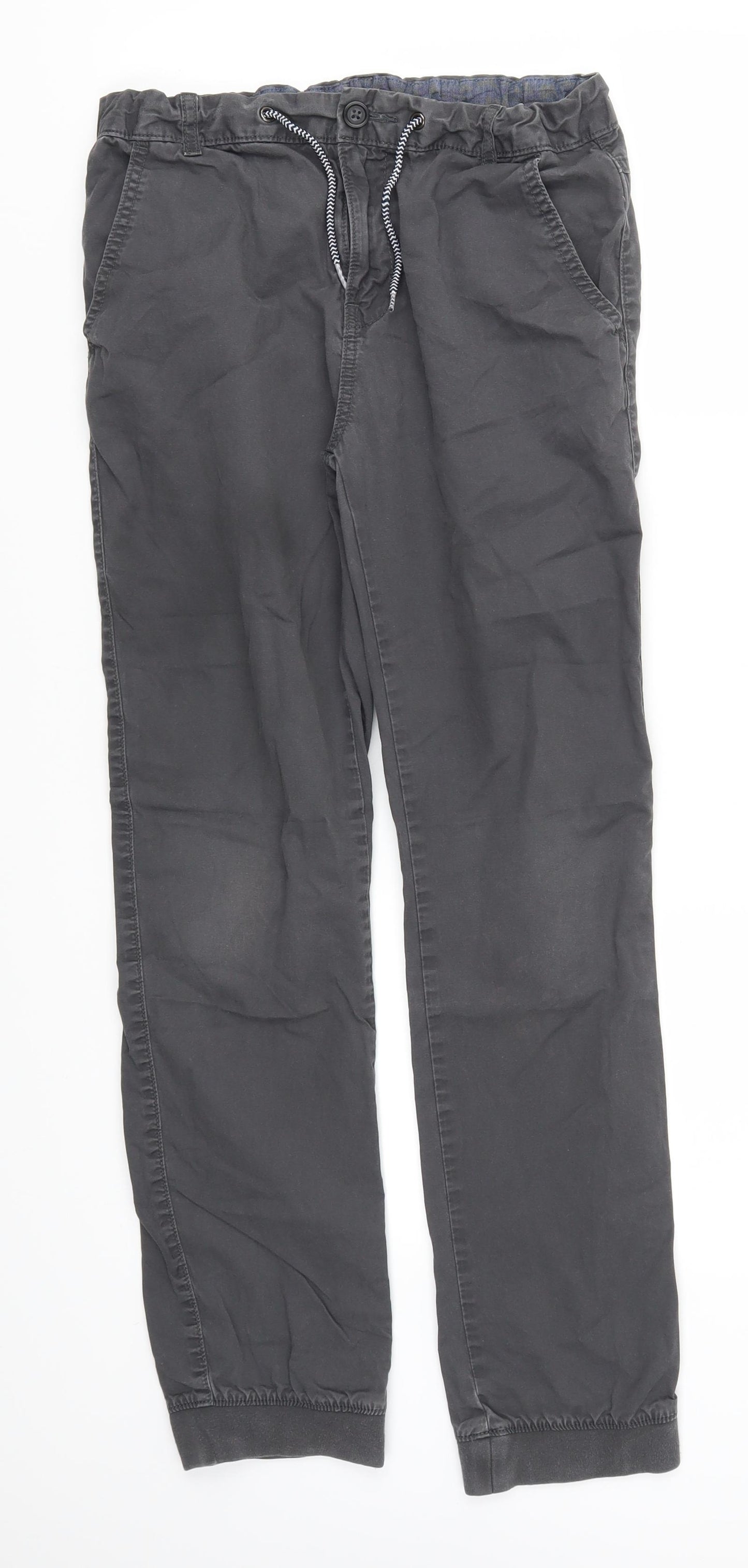 Marks and Spencer Boys Grey   Cargo Trousers Size 13-14 Years