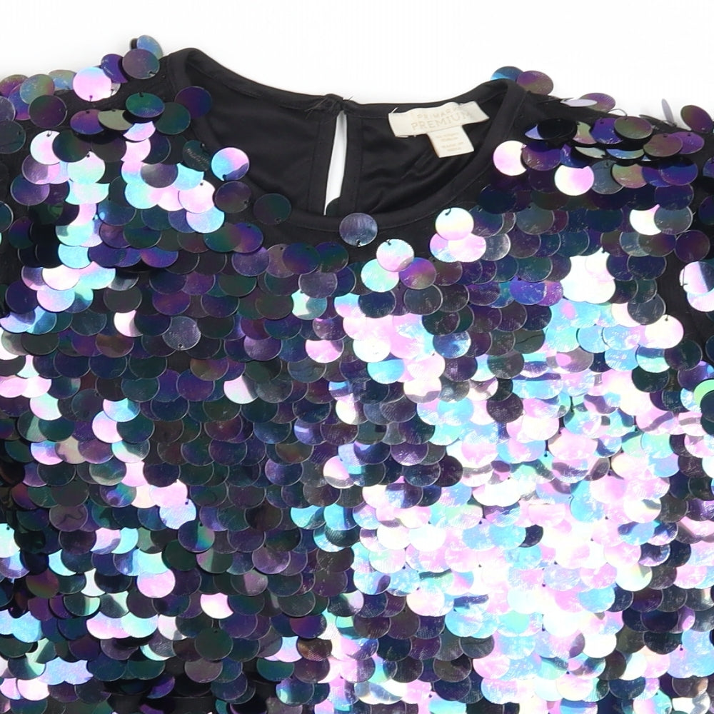 Primark Girls Purple   Basic T-Shirt Size 12-13 Years