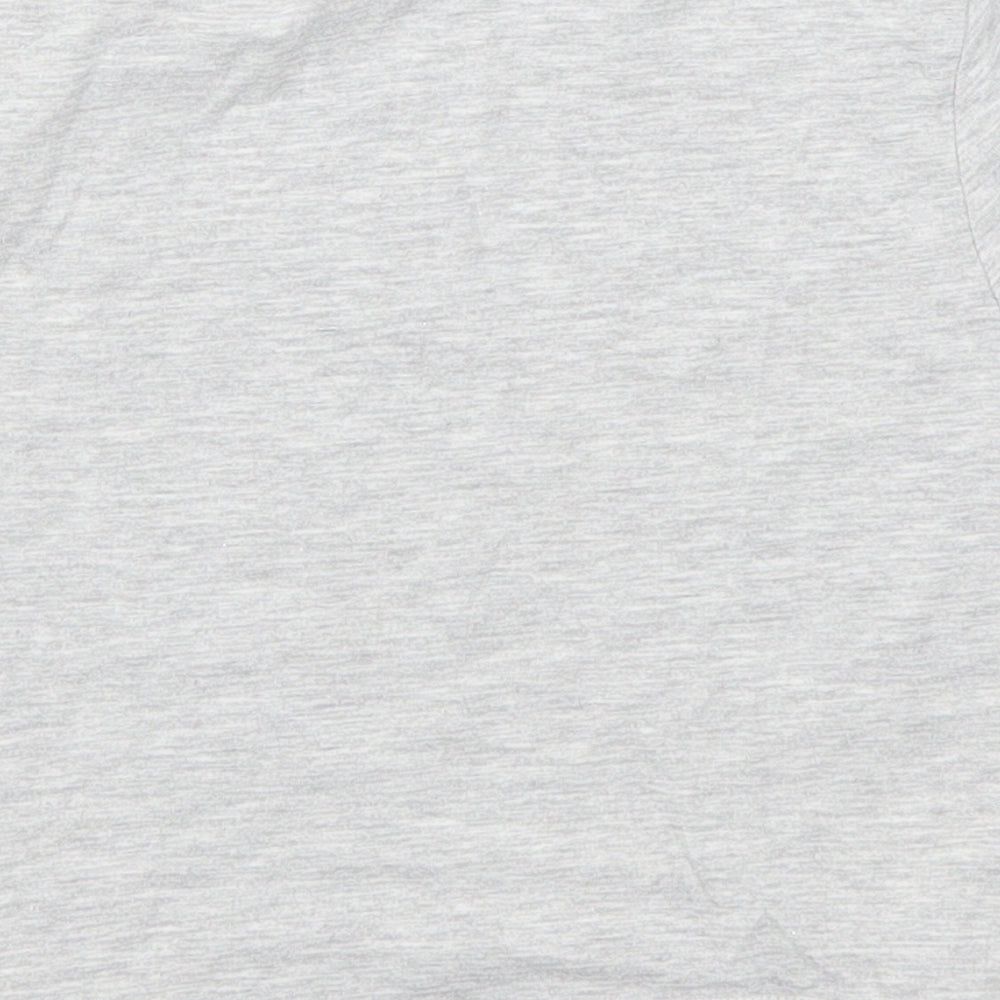 F&F Girls Grey   Basic T-Shirt Size 6-7 Years  - Squad Goals
