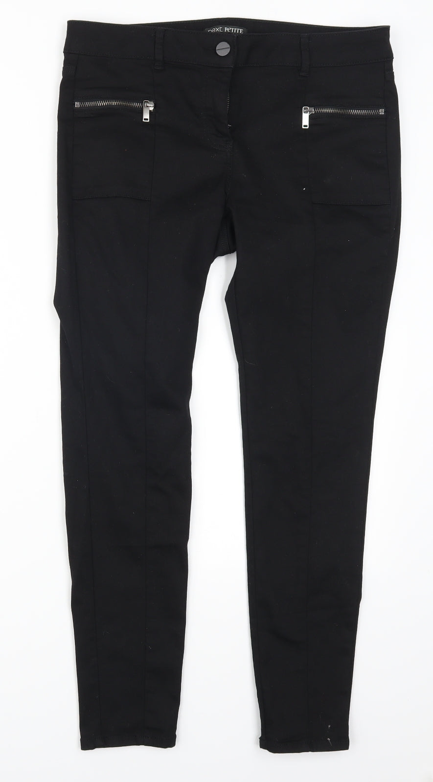 NEXT Womens Black  Denim Skinny Jeans Size 12 L27 in