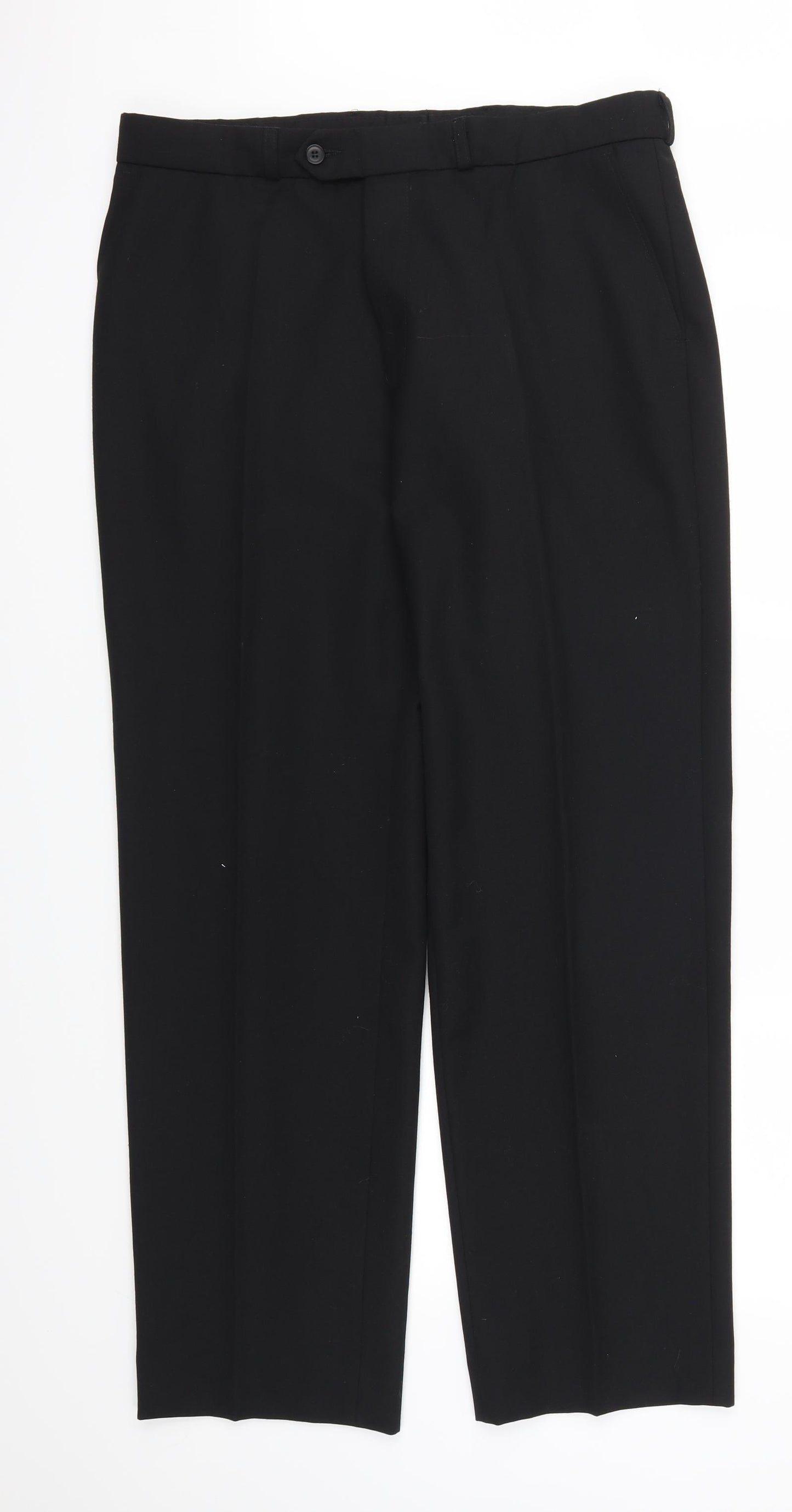 Thomas Nash Mens Black   Trousers  Size 38 L31 in