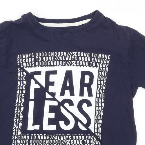 Primark Boys Blue   Basic T-Shirt Size 9-10 Years  - Fearless