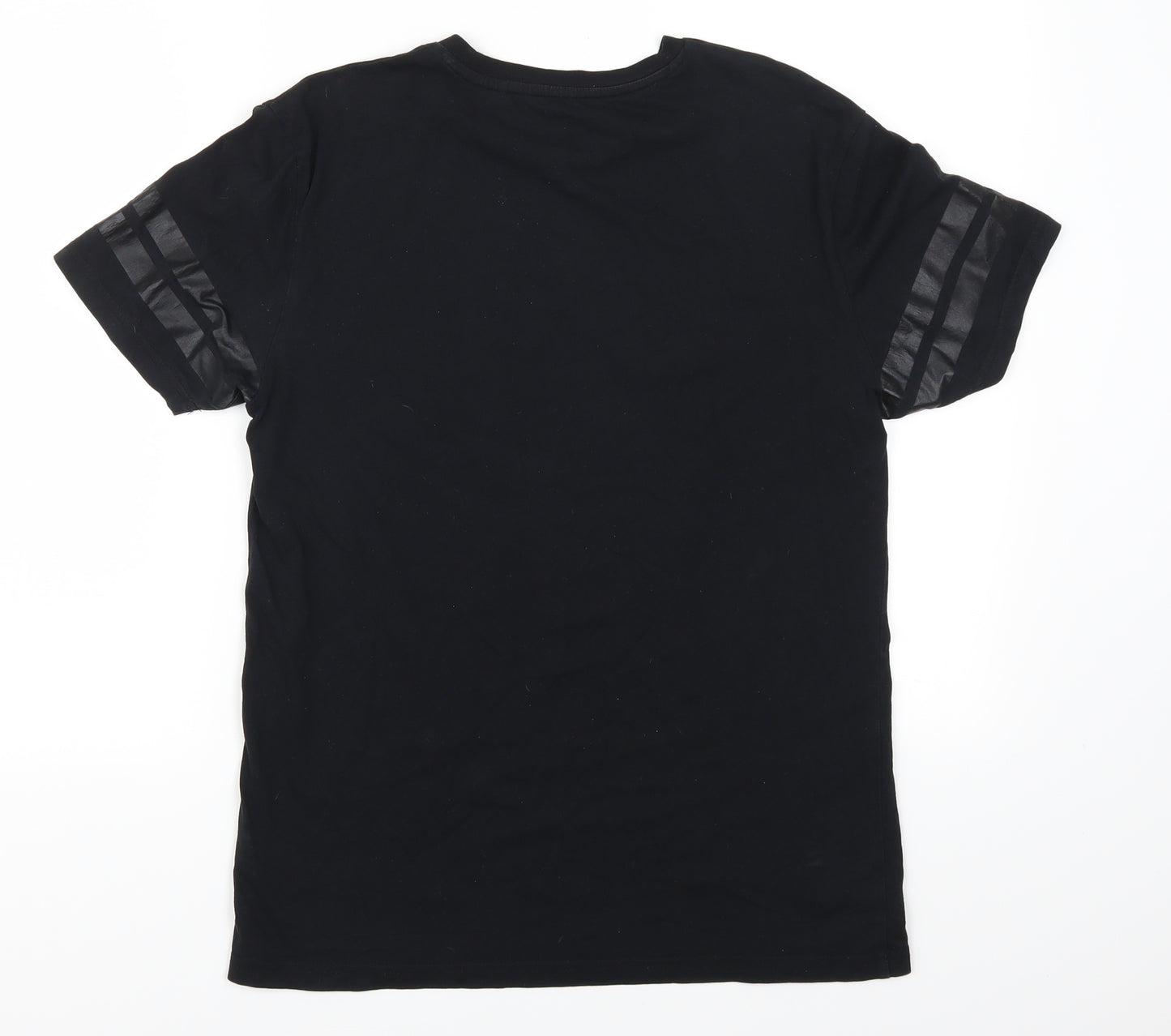 George Mens Black    T-Shirt Size S  - State No 55