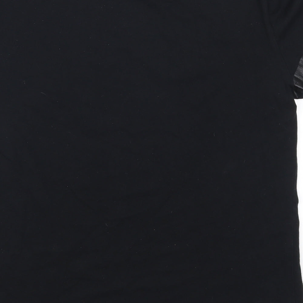 George Mens Black    T-Shirt Size S  - State No 55