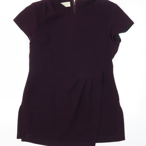 Inline Womens Purple   Basic T-Shirt Size 12
