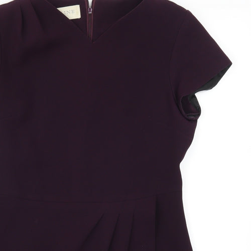 Inline Womens Purple   Basic T-Shirt Size 12