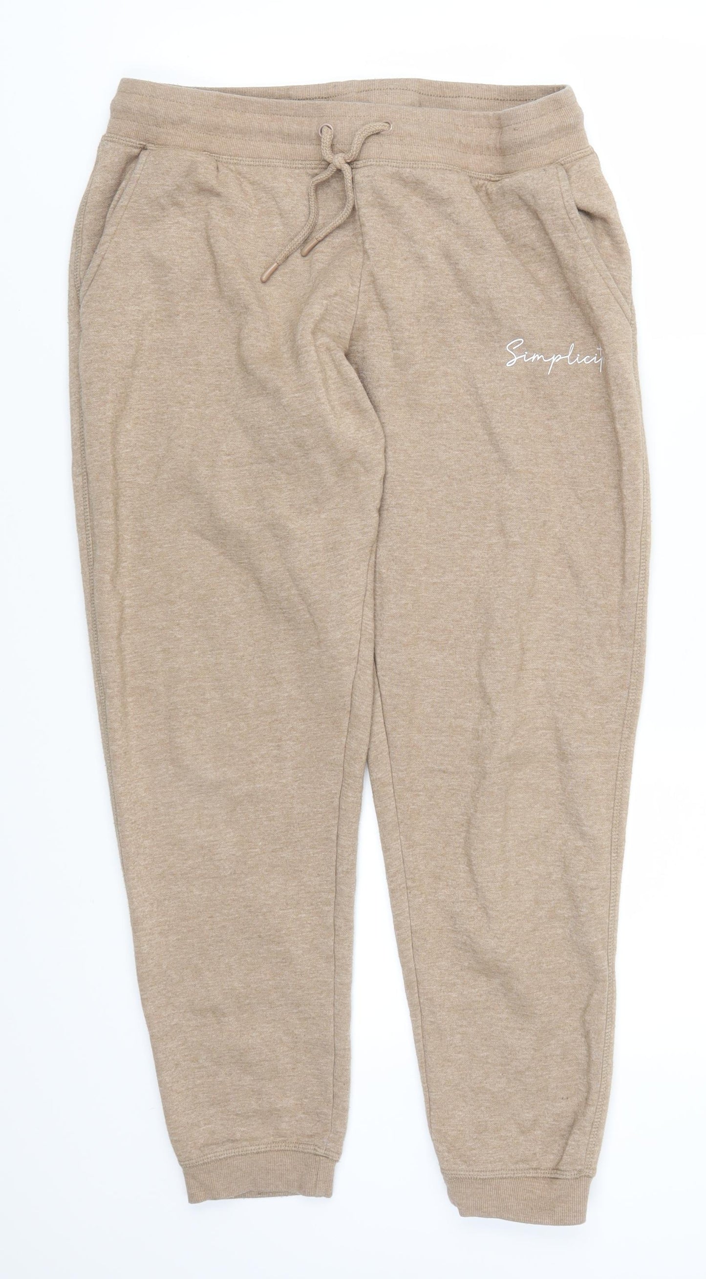 Primark Womens Brown   Sweatpants Trousers Size 12 L28 in - Simplicity