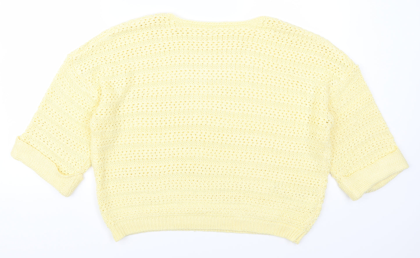 NEXT Womens Yellow   Pullover Jumper Size M