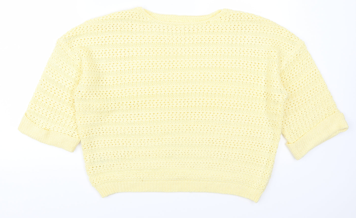 NEXT Womens Yellow   Pullover Jumper Size M