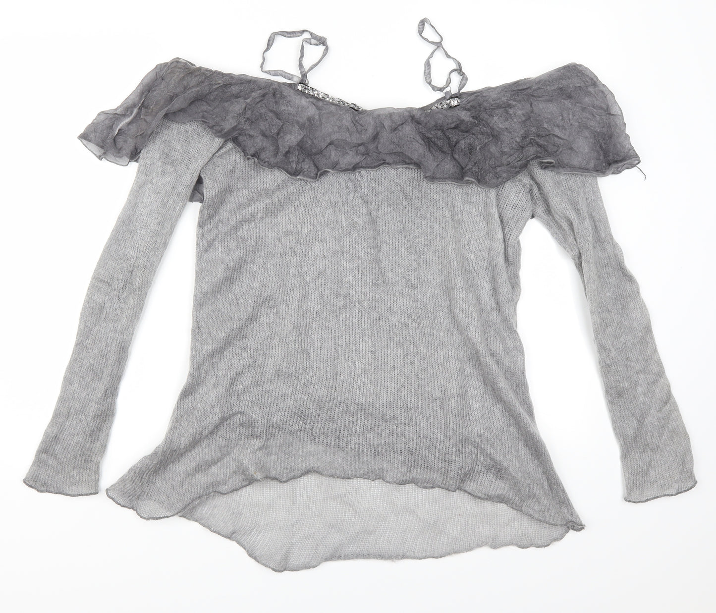 Alice Rinaldi Womens Grey   Pullover Jumper Size L