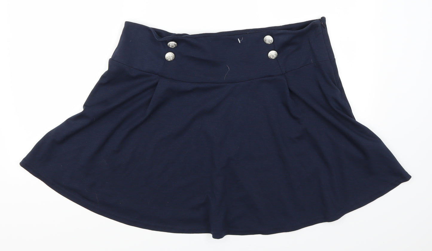 Atmosphere Womens Blue   Skater Skirt Size 18