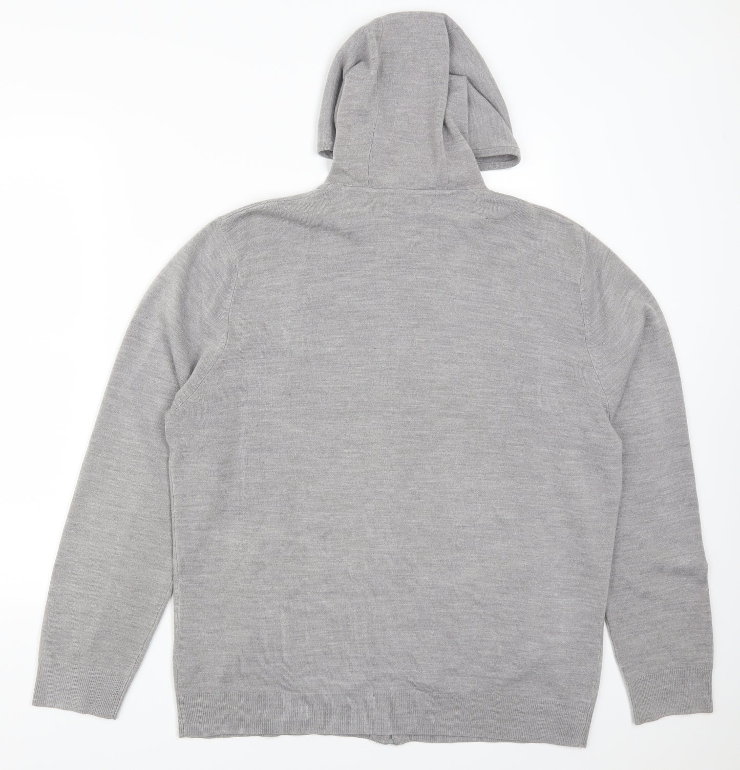 Burton Mens Grey   Full Zip Hoodie Size XL