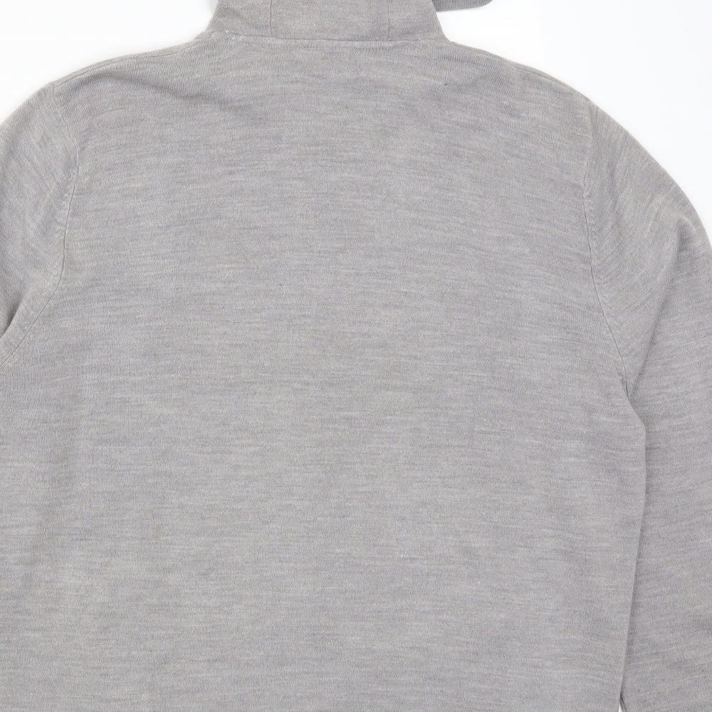 Burton Mens Grey   Full Zip Hoodie Size XL