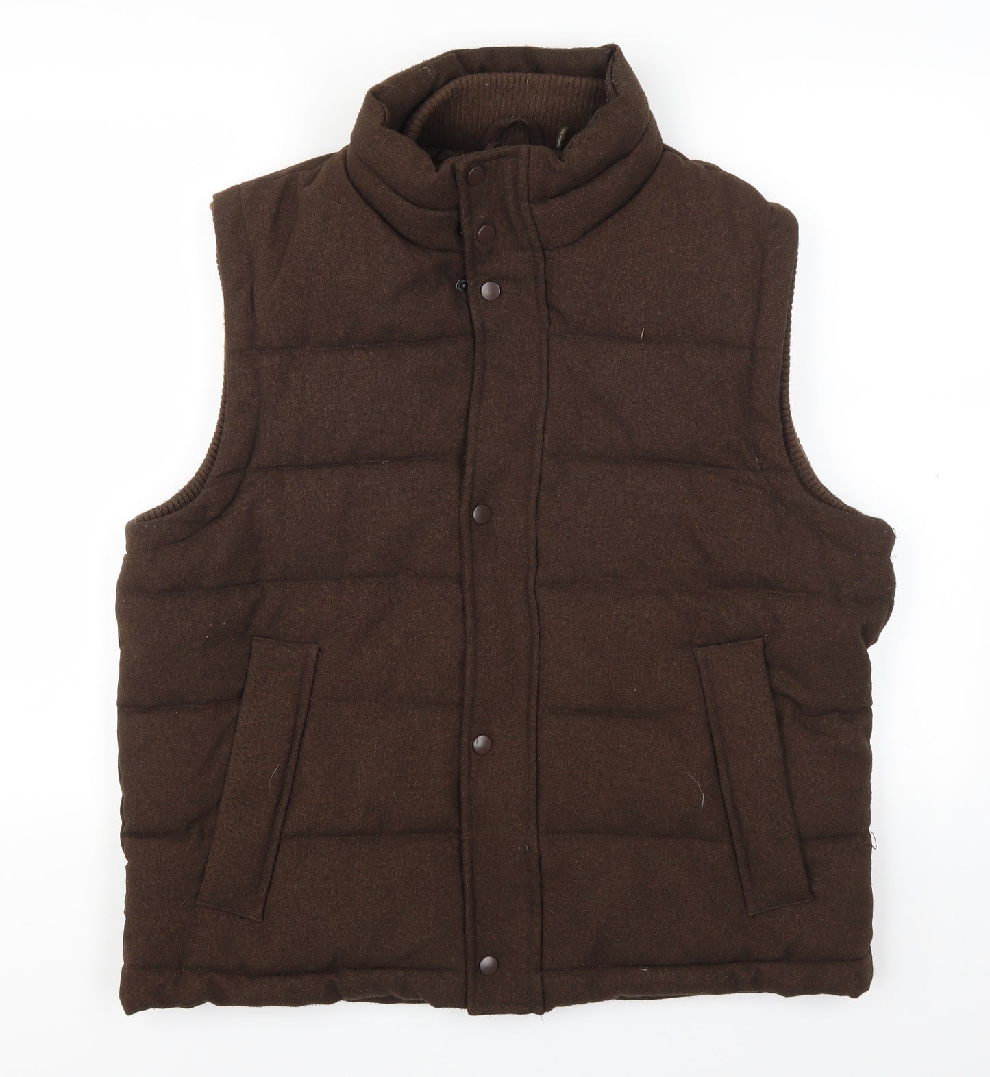 Kenneth Cole Mens Brown   Gilet Coat Size L