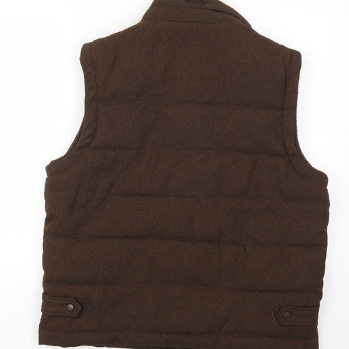 Kenneth Cole Mens Brown   Gilet Coat Size L