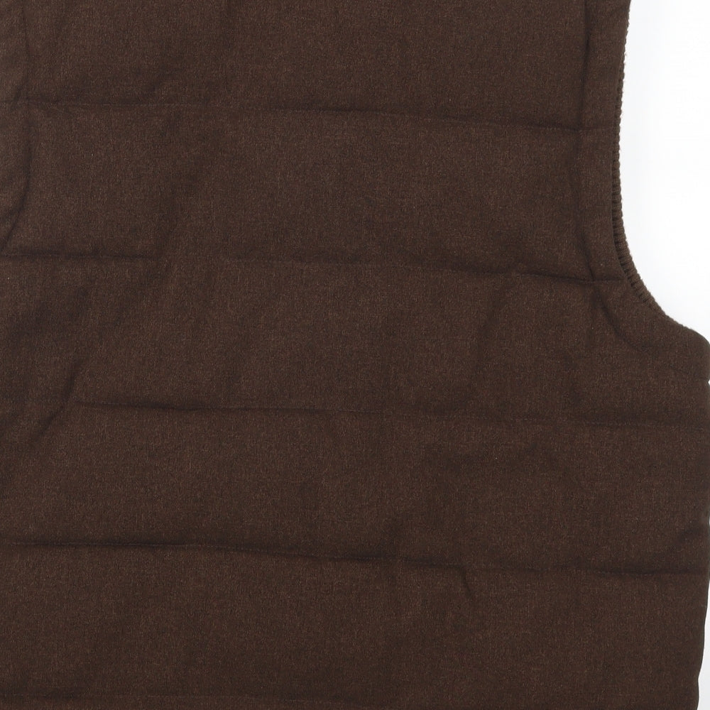 Kenneth Cole Mens Brown   Gilet Coat Size L