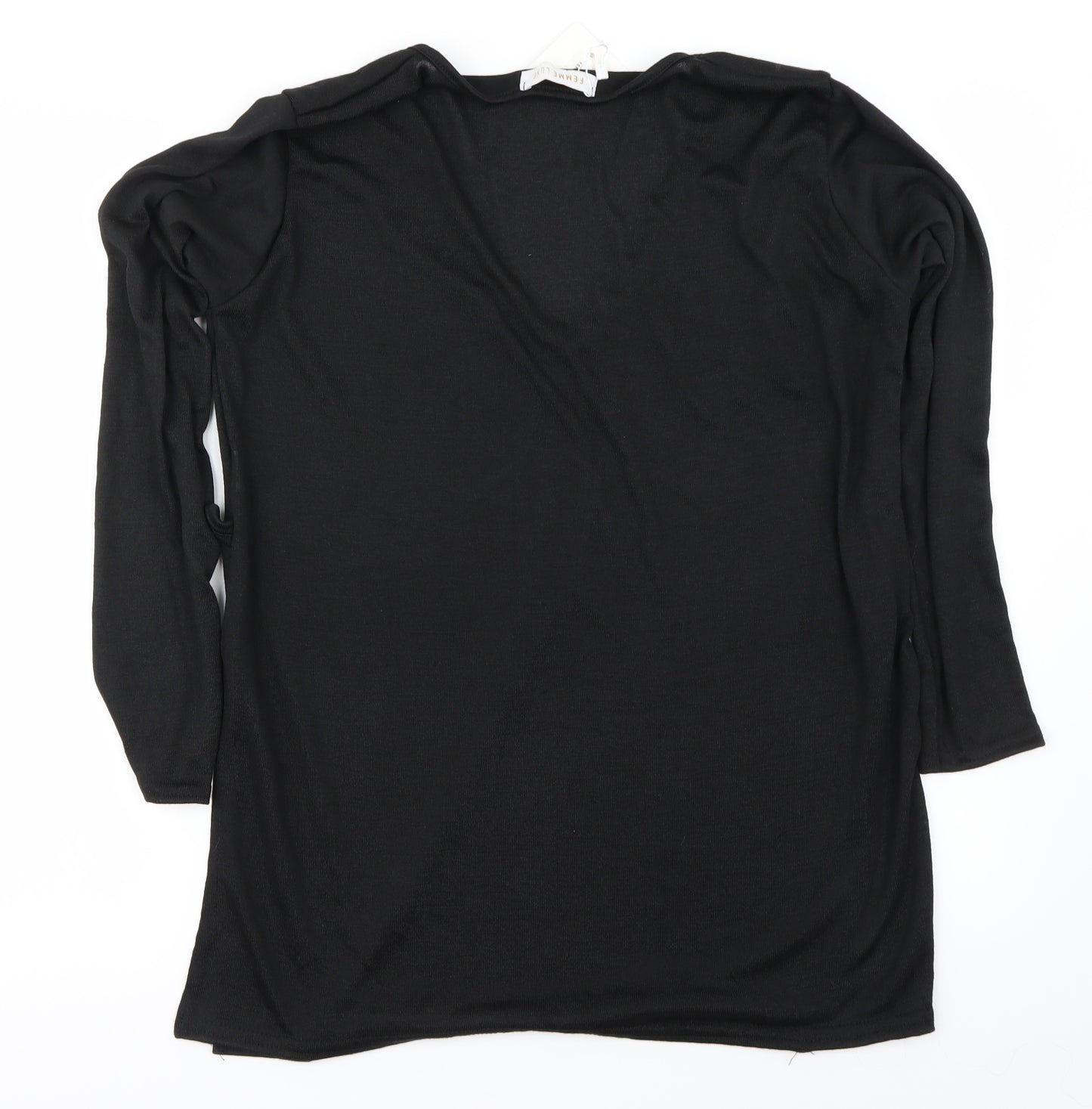 Femme Luxe  Womens Black   Pullover Jumper Size S