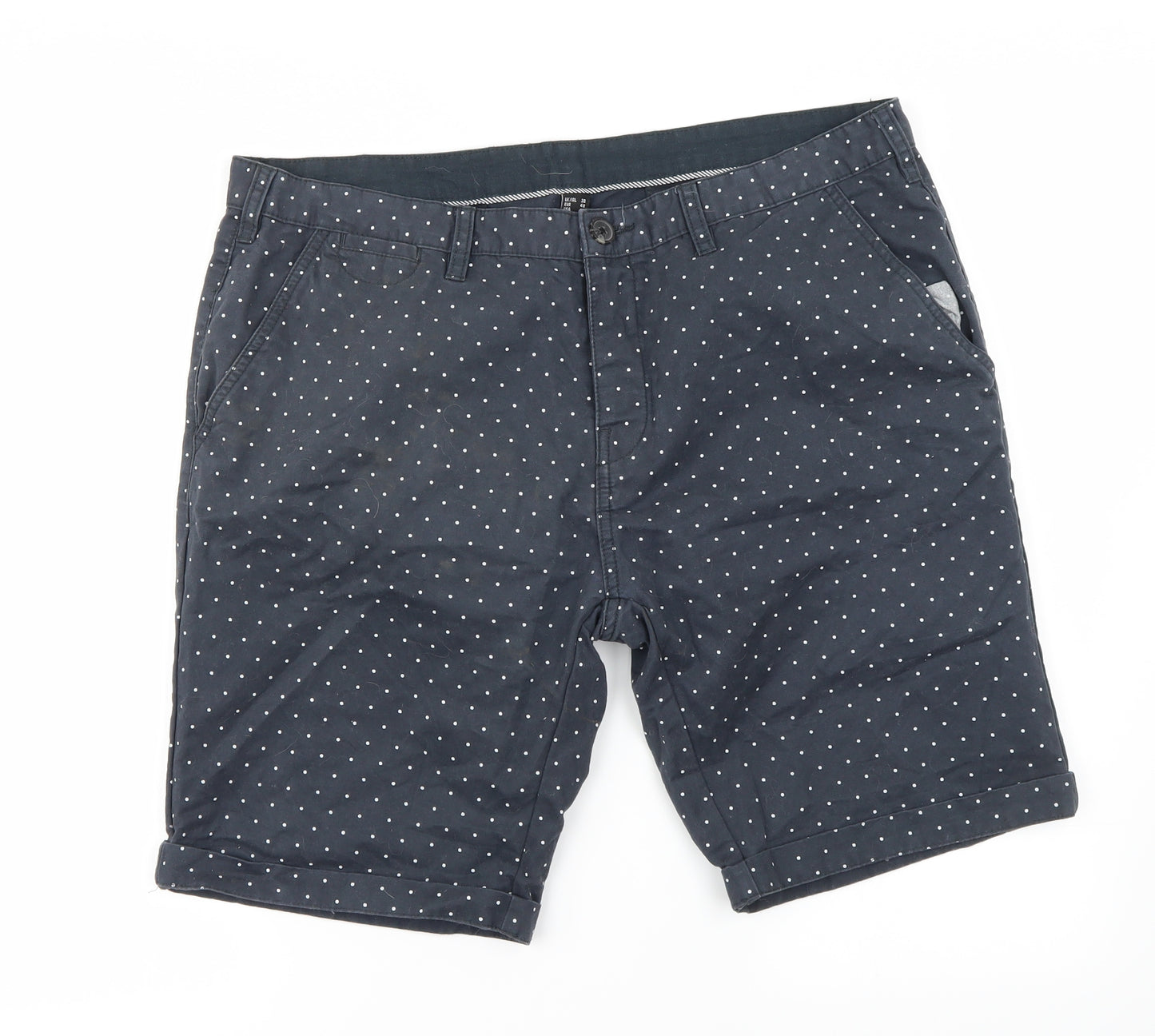 Preworn Mens Blue   Chino Shorts Size 38 in