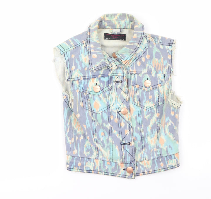 New Look Womens Multicoloured Camouflage  Jacket Coat Size 8