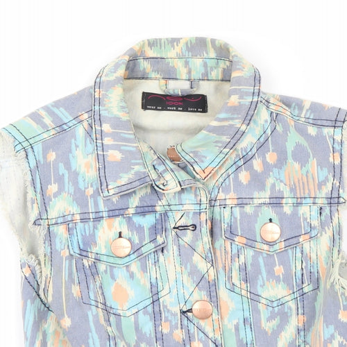 New Look Womens Multicoloured Camouflage  Jacket Coat Size 8