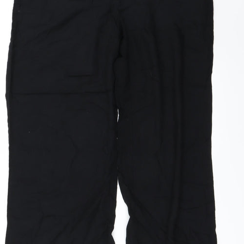 Preworn Womens Black   Trousers  Size 12 L24 in