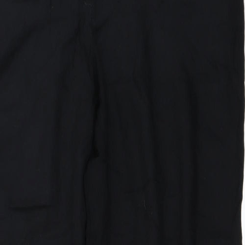 Preworn Womens Black   Trousers  Size 12 L24 in