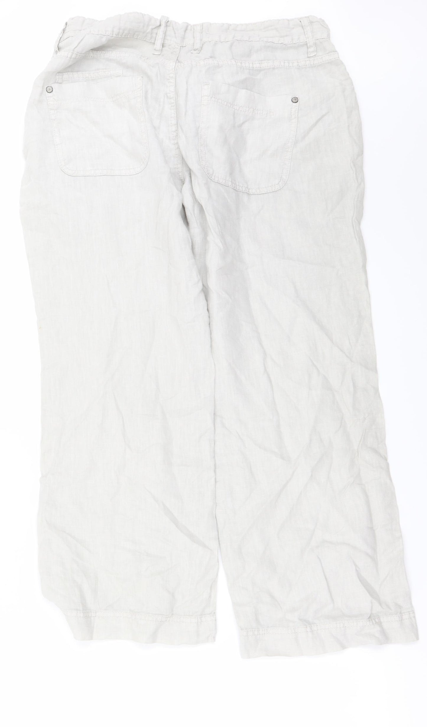 Indigo  Womens Grey   Trousers  Size 14 L24 in