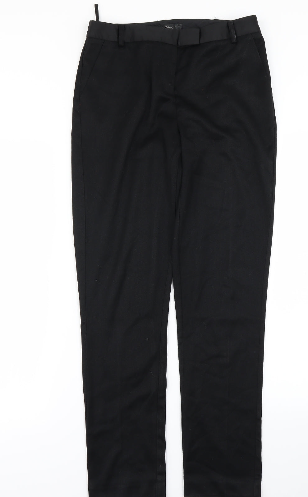 NEXT Womens Black   Trousers  Size 8 L24 in