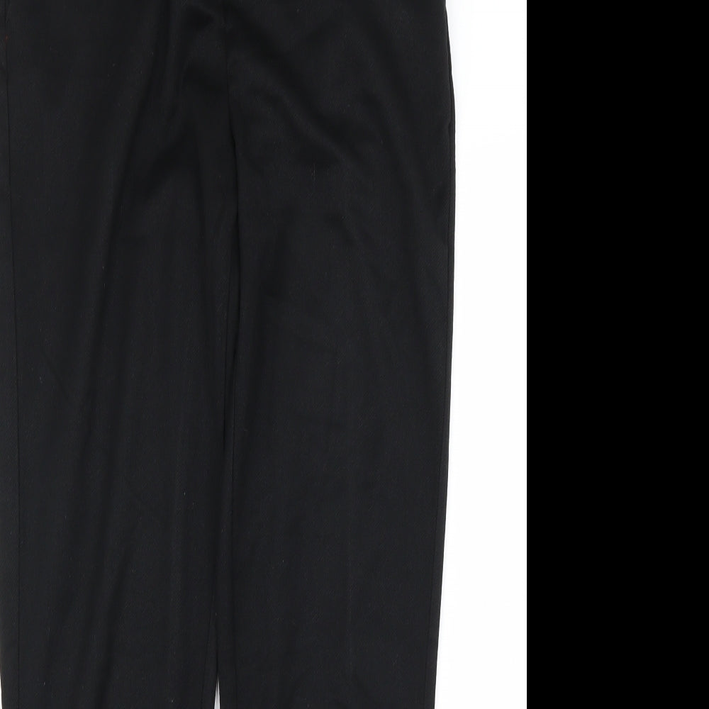 NEXT Womens Black   Trousers  Size 8 L24 in