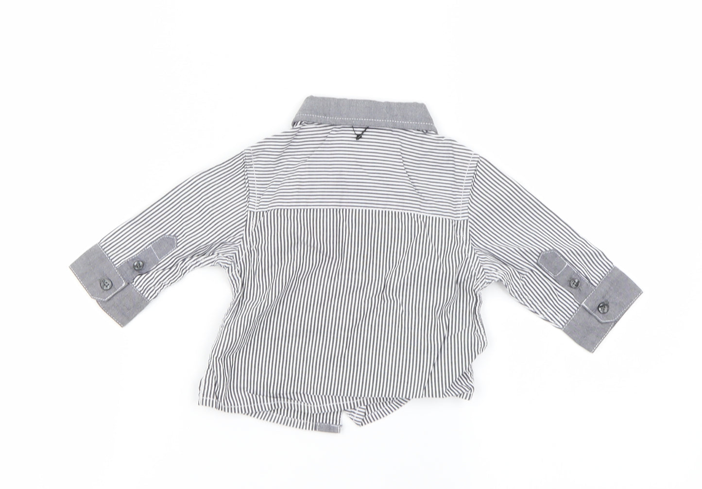 NEXT Baby Grey   Basic Button-Up Size 3-6 Months