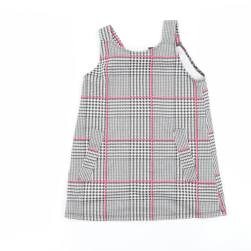 Primark Girls Grey Check  A-Line  Size 3-4 Years