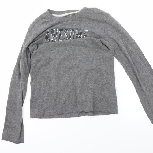 Primark Boys Grey   Basic T-Shirt Size 3-4 Years