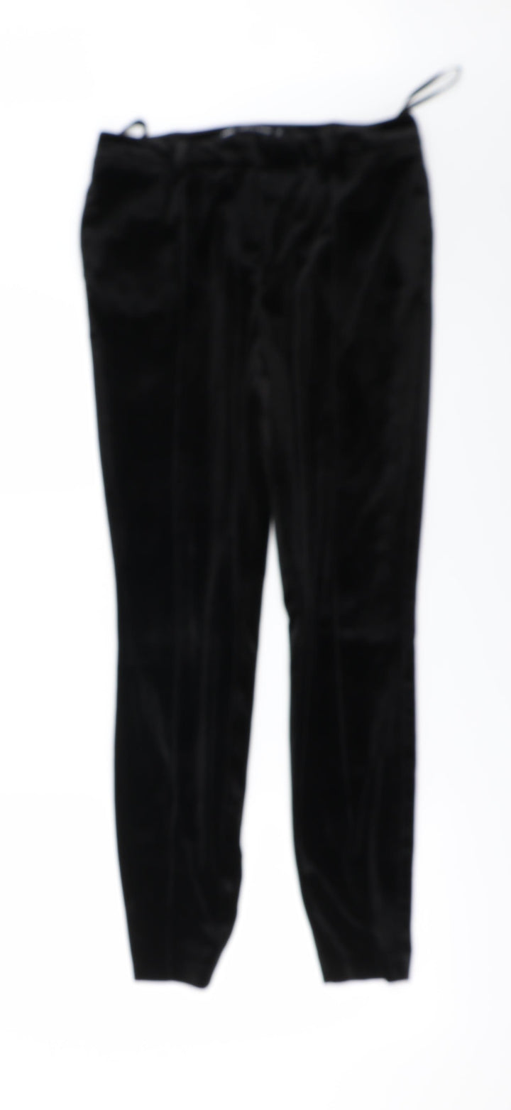 NEXT Womens Black   Trousers  Size 8 L25 in