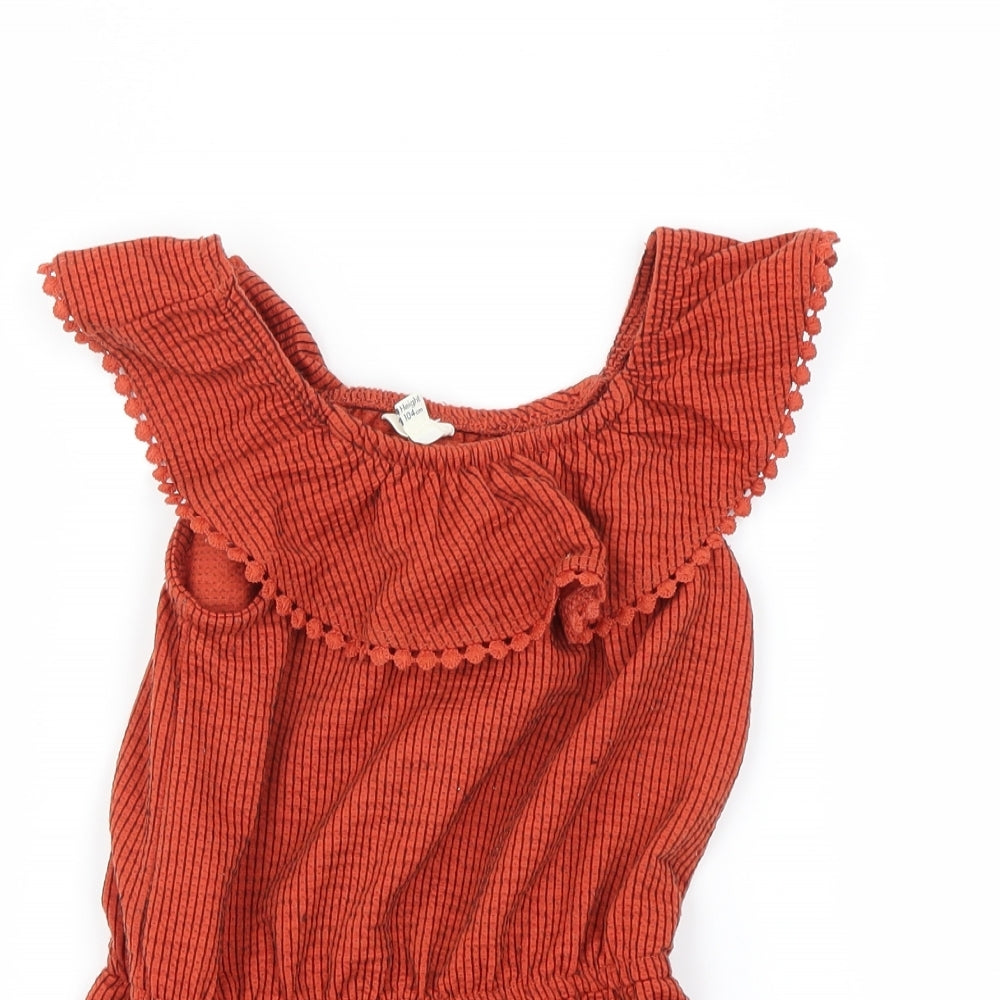 River Island Girls Brown   Jumpsuit One-Piece Size 3-4 Years