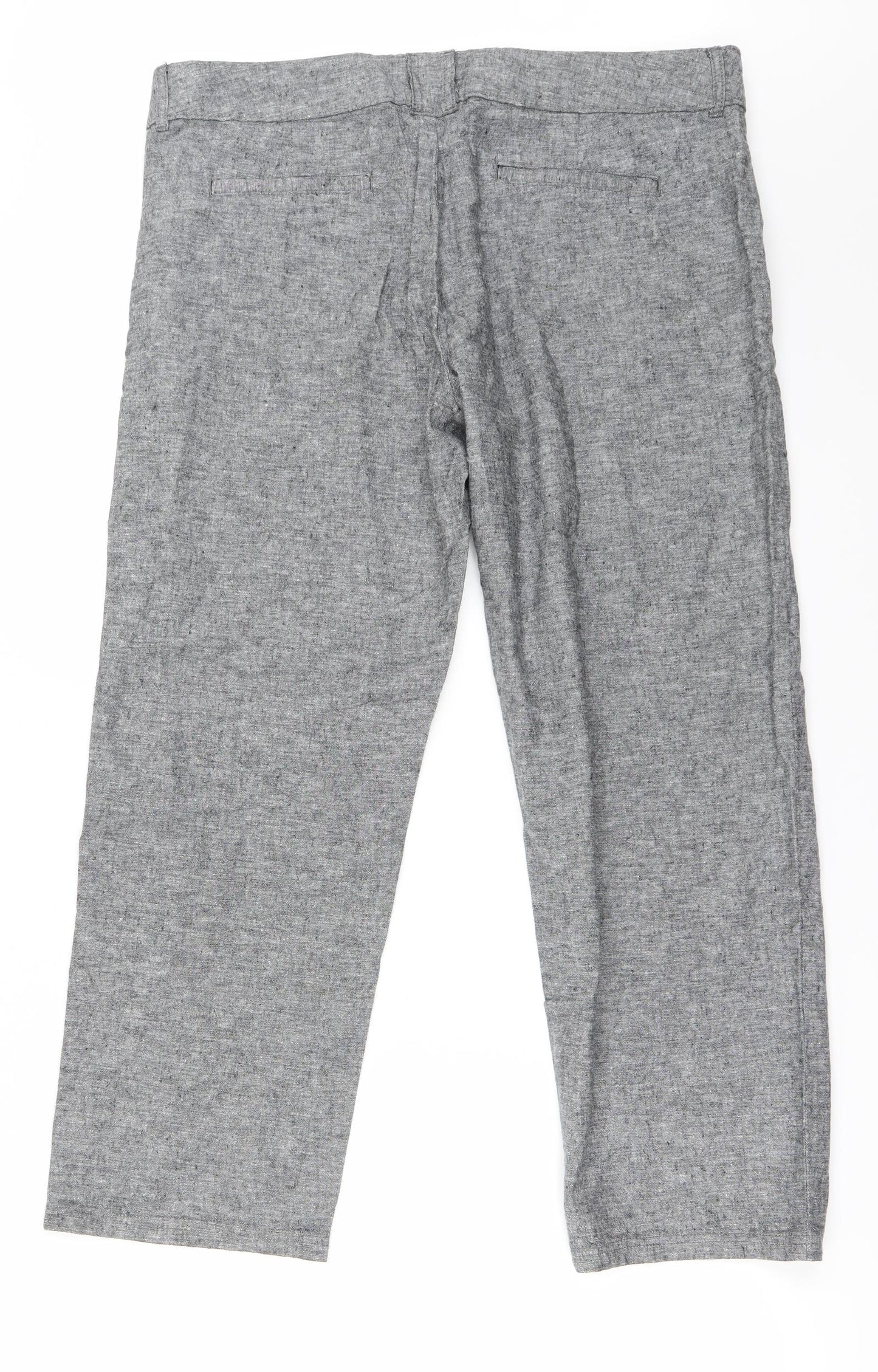F&F Womens Grey   Trousers  Size 16 L25 in