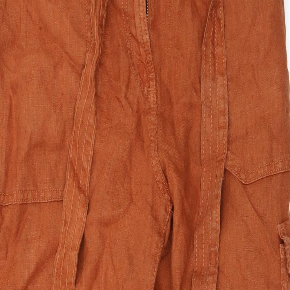 Marks and Spencer Womens Brown   Trousers  Size 14 L25 in