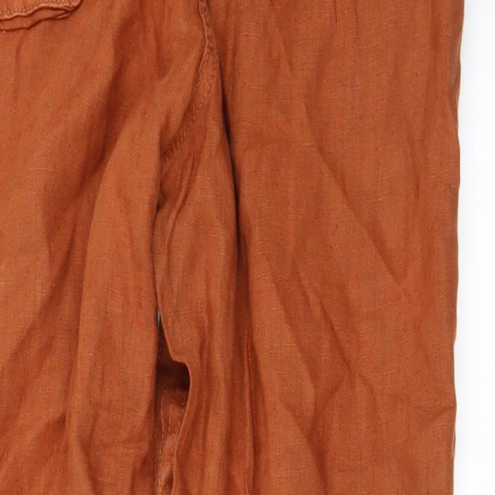 Marks and Spencer Womens Brown   Trousers  Size 14 L25 in