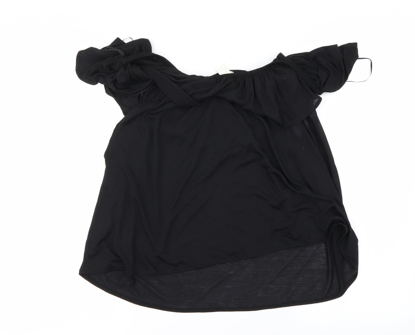 H&M Womens Black   Basic Blouse Size XL